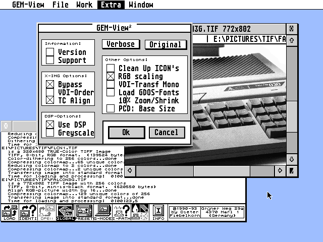 GEM-View atari screenshot